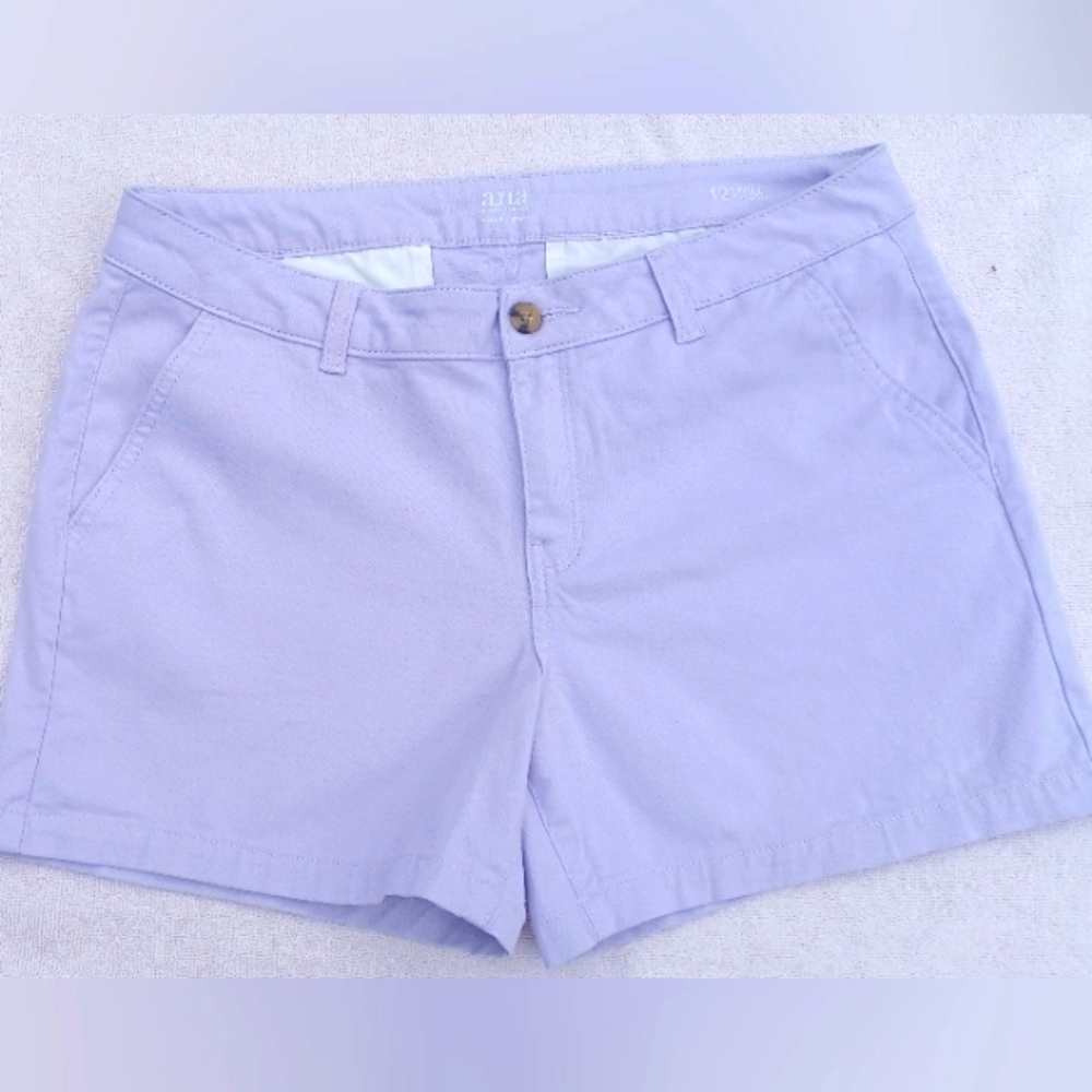 A.N.A. Lilac Shorts, Size 12